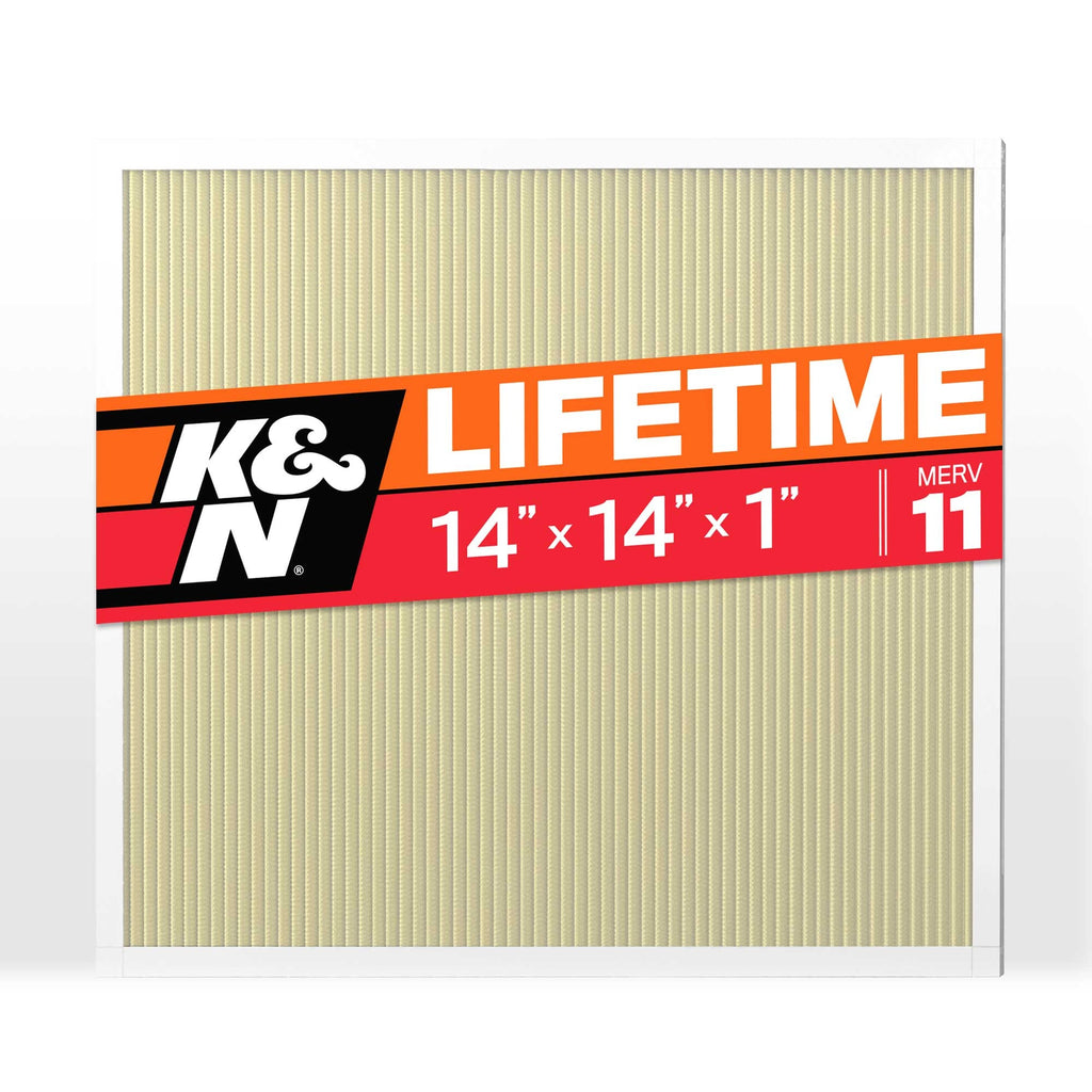 K&N HVC-11414 HVAC Filter; 14 x 14 x 1, MERV 11
