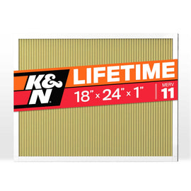 K&N HVC-11824 HVAC Filter; 18 x 24 x 1, MERV 11