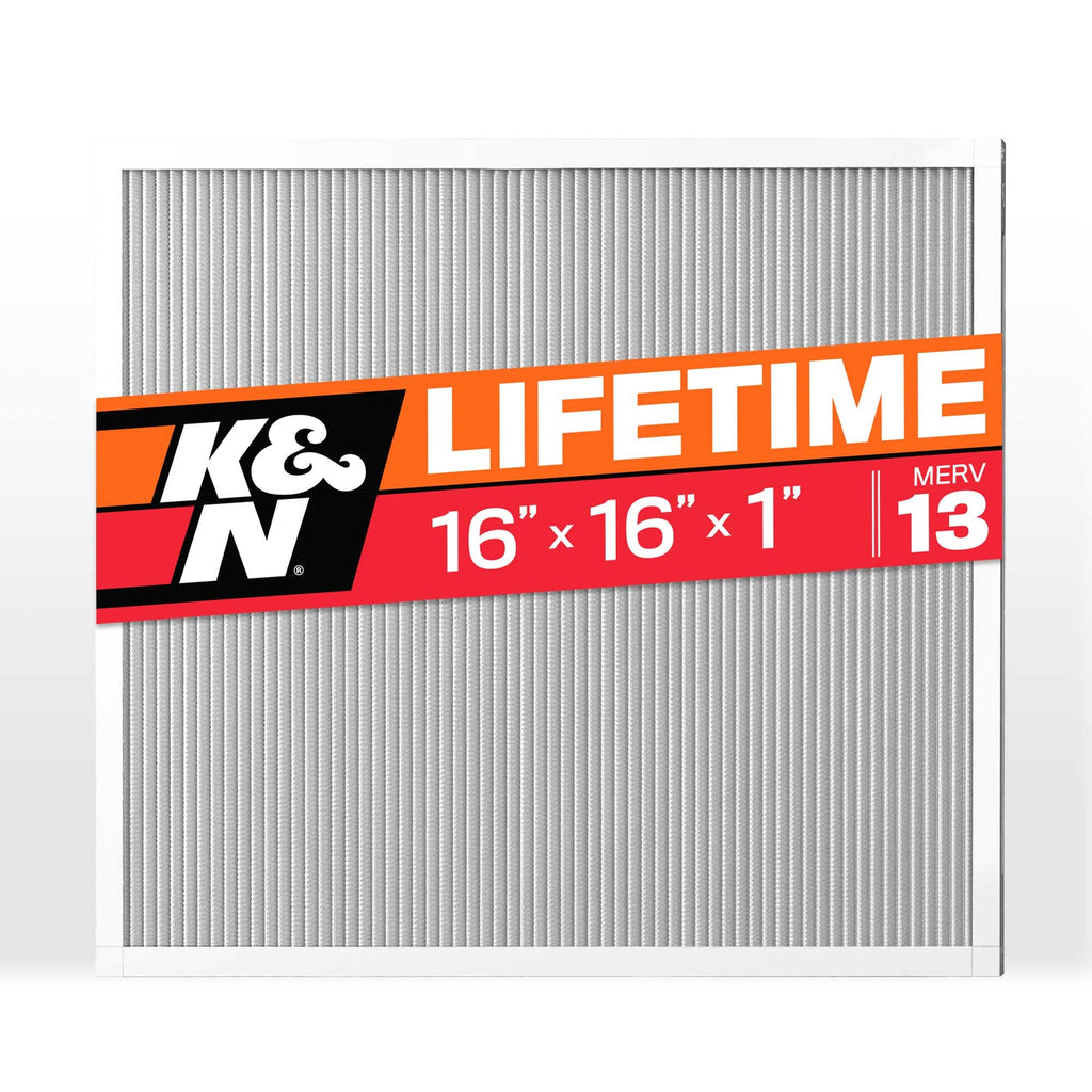 K&N HVC-13-11616 HVAC Filter; 16 x 16 x 1, MERV 13