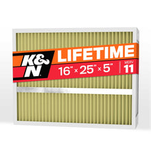 Load image into Gallery viewer, K&amp;N HVC-51625 HVC-13-51625 HVAC Filter; 16 x 25 x 5, MERV 13
