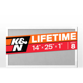 K&N HVC-8-11425 HVAC Filter; 14 x 25 x 1, MERV 8