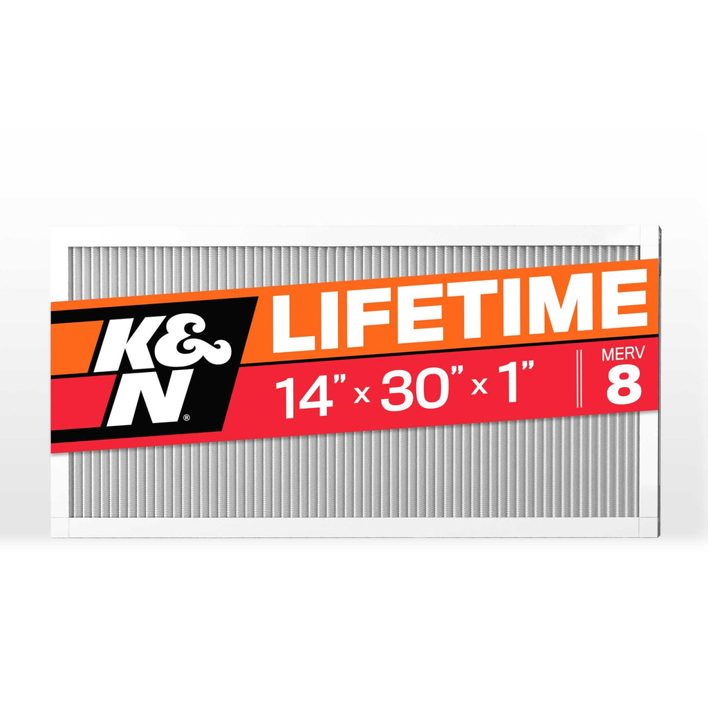 K&N HVC-8-11430 HVAC Filter; 14 x 30 x 1, MERV 8