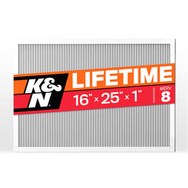 K&N HVC-8-11625 HVAC Filter; 16 x 25 x 1, MERV 8