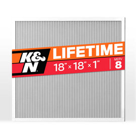 K&N HVC-8-11818 HVAC Filter; 18 x 18 x 1, MERV 8