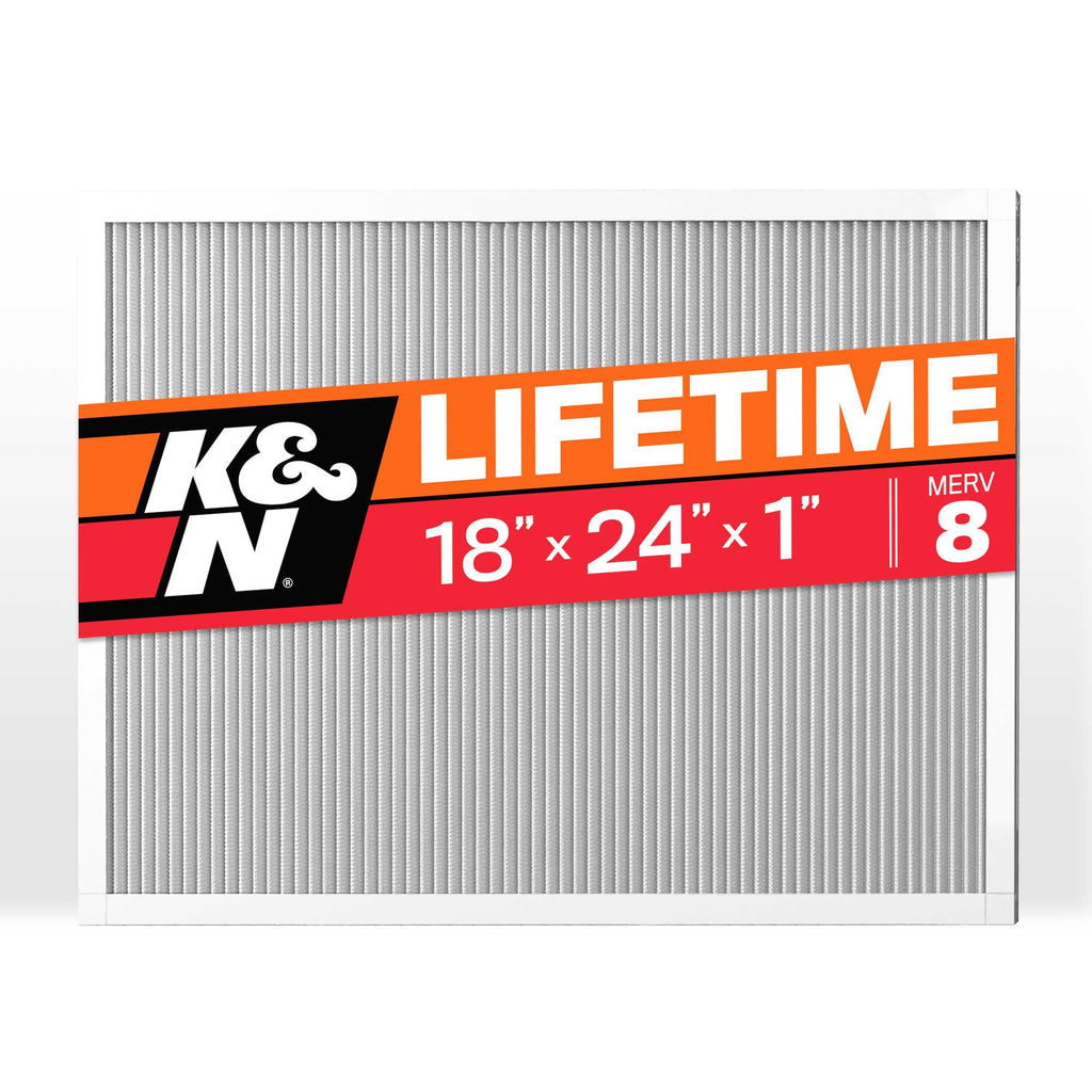 K&N HVC-8-11824 HVAC Filter; 18 x 24 x 1, MERV 8