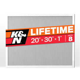 K&N HVC-8-12030 HVAC Filter; 20 x 30 x 1, MERV 8