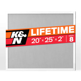K&N HVC-8-22025 HVAC Filter; 20 x 25 x 2, MERV 8