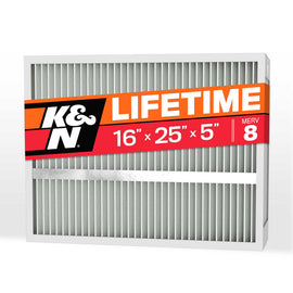K&N HVC-8-51625 HVAC Filter; 16 x 25 x 5, MERV 8