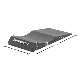 Race Ramps RR-FS 14-inch FlatStoppers ramp with dimension markings