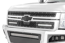 Load image into Gallery viewer, Mesh Grille | 12" Single Row LED Pair | Black | Chevy Silverado 2500 HD/3500 HD (11-14)