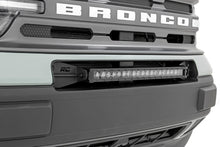 Load image into Gallery viewer, LED Light Kit | Bumper Mount | 20" Black Single Row | Ford Bronco Sport (21-26)