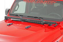Load image into Gallery viewer, LED Light Kit | Cowl Mount | 50" Black Single Row | Jeep Gladiator JT/Wrangler JL (18-26)