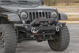Rough Country 10596 Front Bumper | Sport | OE Fog | Jeep Gladiator JT/Wrangler JK & JL/Wrangler Unlimited