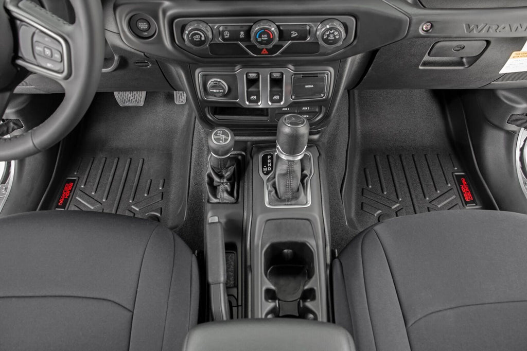 Floor Mats | FR & RR | RR Lockable | Jeep Gladiator JT 4WD (2020-2025)