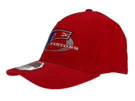 JE Pistons J327X JE Pistons, Curved Bill Hat, Red, Small/Medium