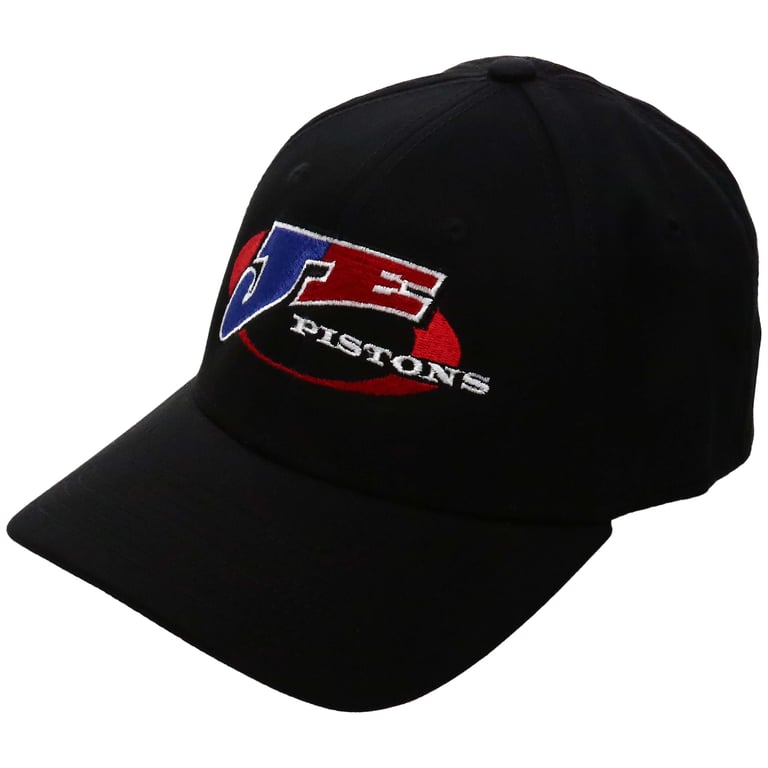 JE Pistons J329X JE Pistons, Curved Bill Hat, Black, Small / Medium