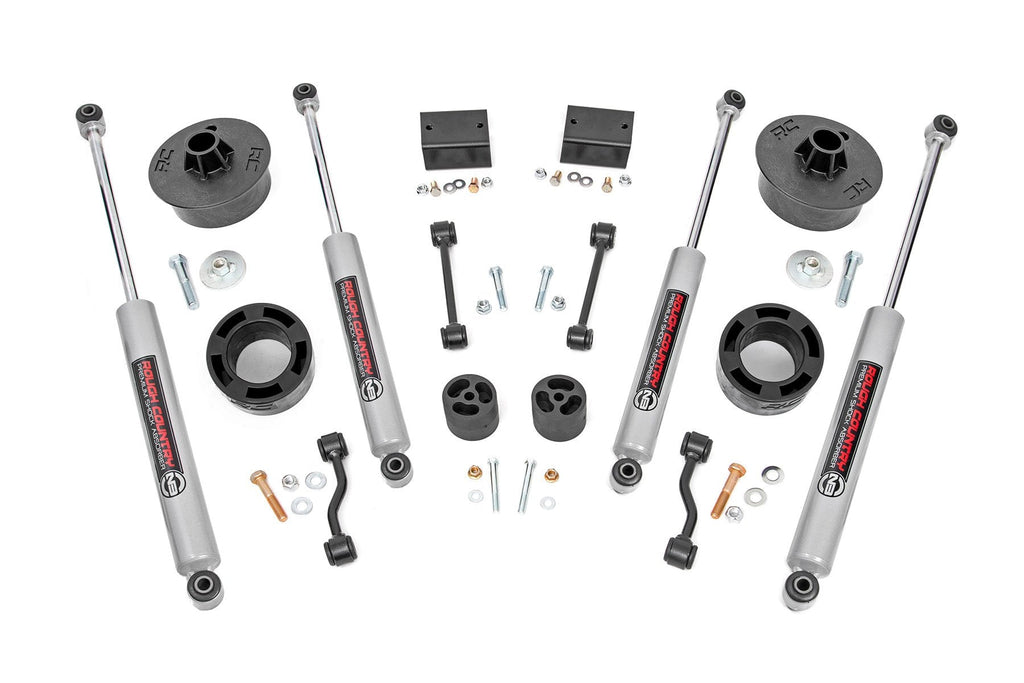 2.5 Inch Lift Kit | Spacers | N3 | Jeep Wrangler JL (24-26)/Wrangler Unlimited (24-26) 