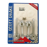 Scott Drake KIT-DH-3 65-67 Fastback Door Handle & Window Crank Kit (Late 1965)