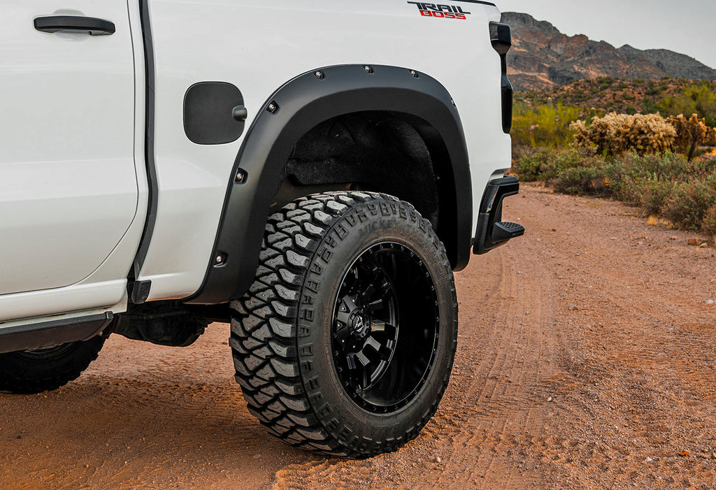 Pocket Fender Flares | G42 White Sands | Chevy Silverado 1500 2WD/4WD (22-26)