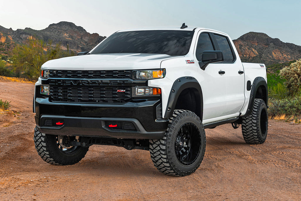 Pocket Fender Flares | G42 White Sands | Chevy Silverado 1500 2WD/4WD (22-26)