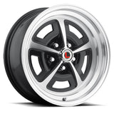 Legendary Wheels LW50-50857A Magnum 500 - 15x8 - 5x4.75 - 4.75 BS - Gloss Black/Machined