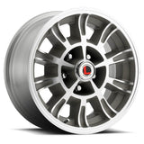 Legendary Wheels LW66-50754C GT6 - 15x7 - 5x4.5 - 4.25 BS - Clear Coat/Machined