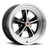Legendary Wheels LW69-50754B GT9 - 15x7 - 5x4.5 - 4.25 BS - Charcoal/Machined
