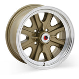 Legendary Wheels LW90-50744F HB44 - 15x7 - 4x4.5 - 4.25 BS - Gold Haze