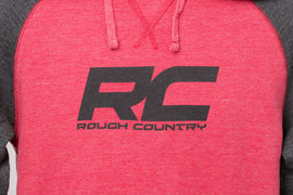 Rough Country Hoodie | Heater | Red/Gray | MD