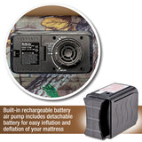 AirBedz PPI-403 Mid-Size 6-6.5ft Truck Air Mattress with Built in Pump and Rechargeable Battery