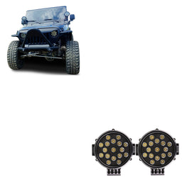 Black Horse Off Road PL2265 Clear Die-cast Aluminum Spot and Flood