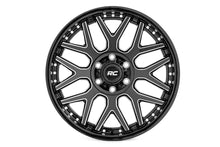 Load image into Gallery viewer, Rough Country 95 Series Wheel | One-Piece | Gloss Black Machined | 20x10 | 8x180 | -19mm