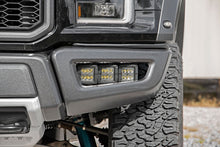 Load image into Gallery viewer, LED Light Kit | Fog Mount | Triple 2" Black Pair | White DRL | Ford Raptor (17-20)