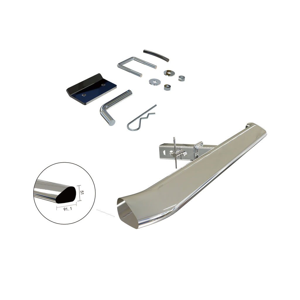 Black Horse Off Road RAZ48S Stainless Steel Stainless Steel