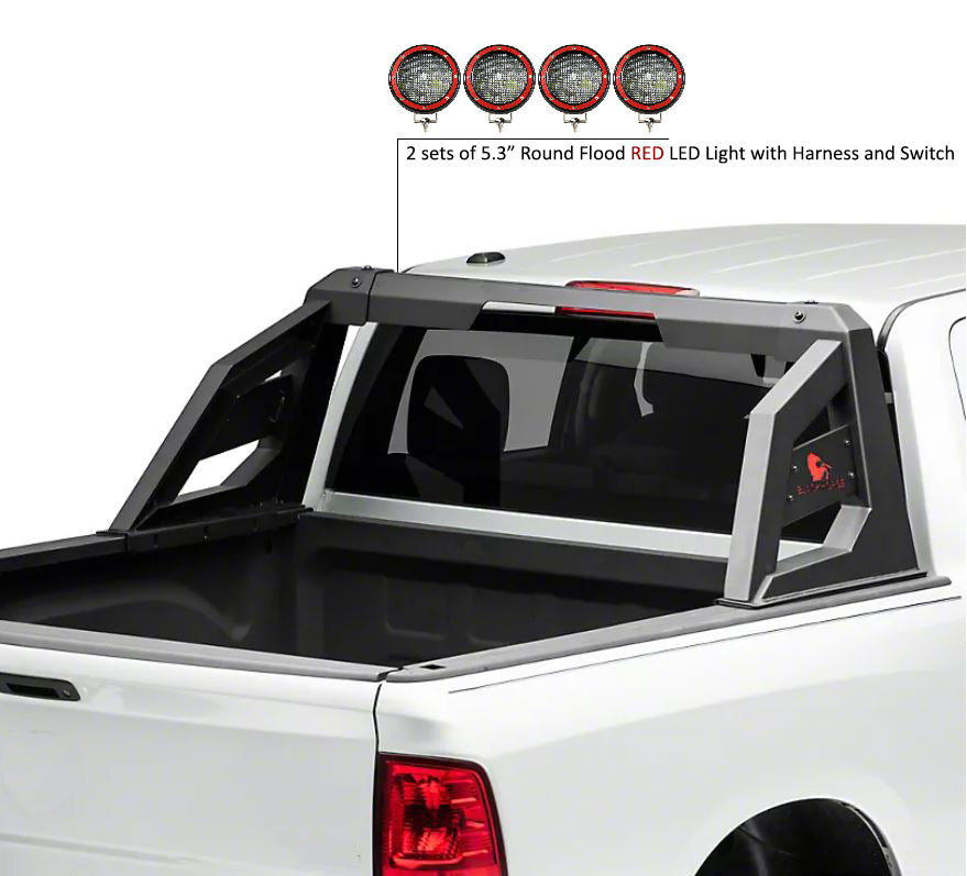 Black Horse Off Road RB-AR1B-PLFR Armour Roll Bar Kit