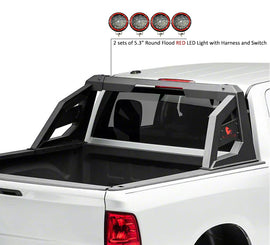 Black Horse Off Road RB-AR1B-PLFR Armour Roll Bar Kit