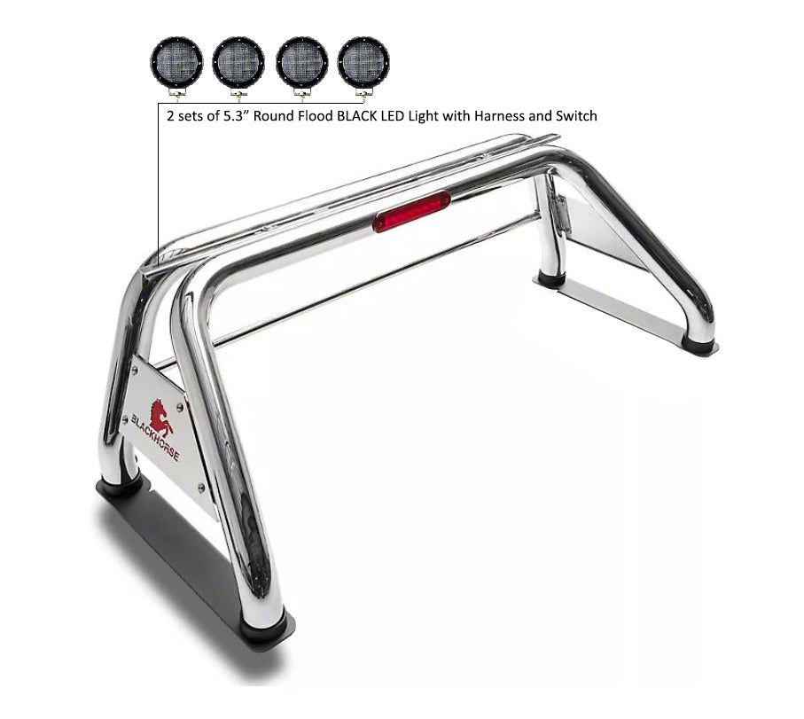 Black Horse Off Road RB001SS-PLFB Stainless Steel Stainless Steel