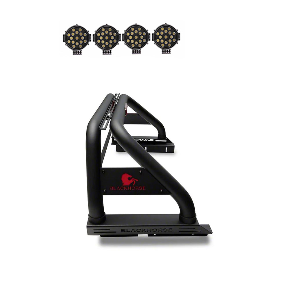 Black Horse Off Road RB006BK-PLB Classic Roll Bar Kit