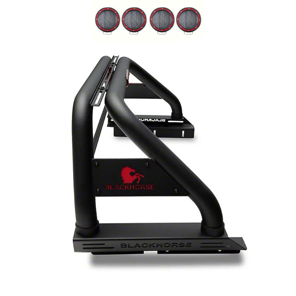 Black Horse Off Road RB08BK-PLFR Classic Roll Bar Kit