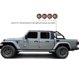 Black Horse Off Road RB09BK-PLFR Classic Roll Bar Kit