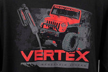 Load image into Gallery viewer, Rough Country T-Shirt | Long Sleeve | Vertex | Black | SM
