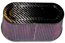Load image into Gallery viewer, K&amp;N RP-5115 Universal Air Filter - Carbon Fiber Top &amp; Base