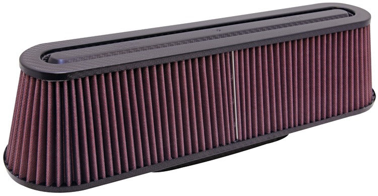 K&N RP-5161 Universal Air Filter - Carbon Fiber Top and Base