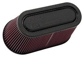K&N RP-5182 Universal Air Filter - Carbon Fiber Top & Base