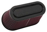 K&N RP-5182 Universal Air Filter - Carbon Fiber Top & Base