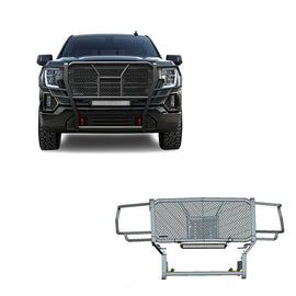 Black Horse Off Road RU-GMSI19-B-K1 Rugged Heavy Duty Grille Guard Kit