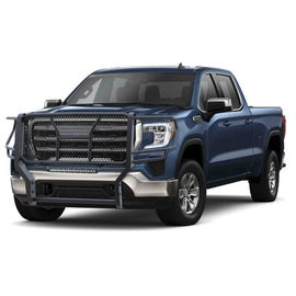 Black Horse Off Road RU-GMSI20-B-K2 Rugged Heavy Duty Grille Guard Kit