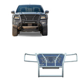 Black Horse Off Road RU-NIFR22-B-K2 Rugged Heavy Duty Grille Guard Kit