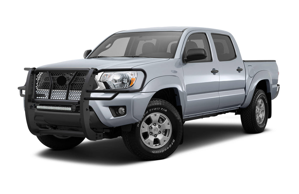 Black Horse Off Road RU-TOTA05-B-KIT Rugged Heavy Duty Grille Guard Kit