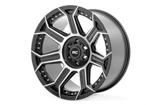 Load image into Gallery viewer, Rough Country 89 Series Wheel | One-Piece | Black Machined Gun Metal | 22x10 | 8x6.5 | -19mm